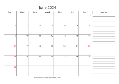 2024 june calendar with canada holidays