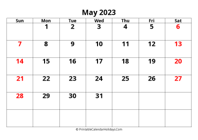 calendar may 2023 with large font include australia holidays